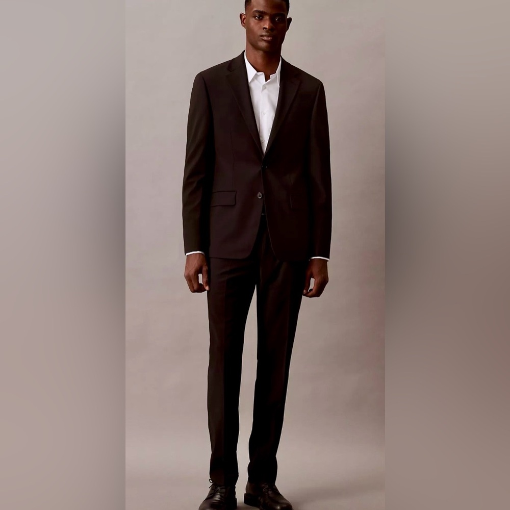 🕶️CALVIN KLEIN🕶️MENS BLACK DRESS SLACKS 40X32 NWT!!!